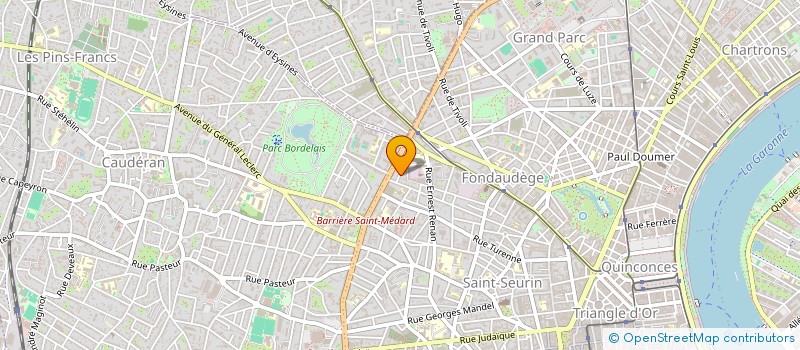 localisation de l'entreprise INDIVISION PEVERI GACHON  BORDEAUX