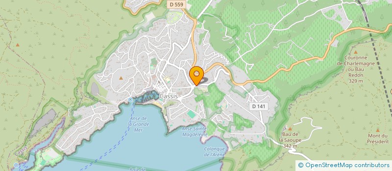 localisation de l'entreprise INDIVISION PEY - SPECCHI à CASSIS