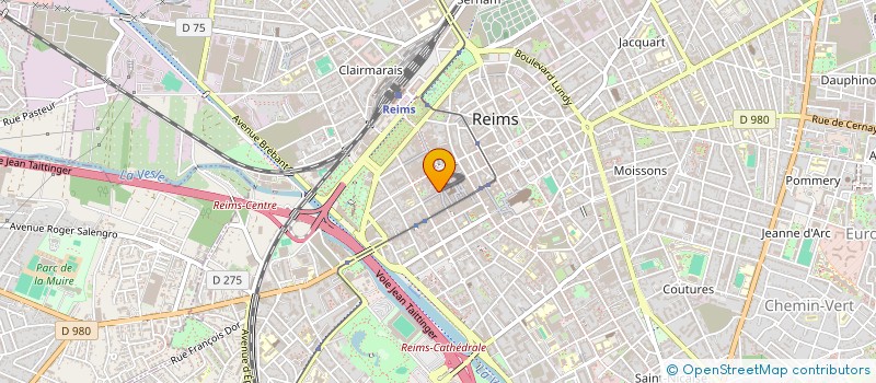 localisation de l'entreprise INDIVISION PEYRAT COURTIAL  REIMS