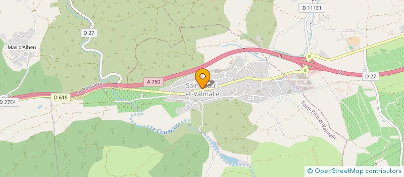 localisation de l'entreprise INDIVISION PEYRE  SAINT-PAUL-ET-VALMALLE