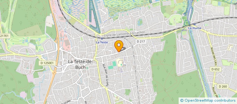 localisation de l'entreprise INDIVISION PEYRICAL LEFEBVRE à LA TESTE-DE-BUCH