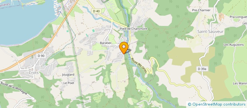 localisation de l'entreprise INDIVISION PEYROTTY-DUPUIS  BARATIER