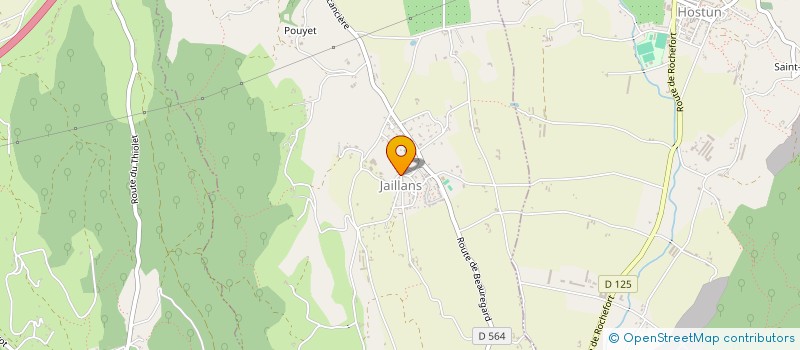 localisation de l'entreprise INDIVISION PEYSSON JOEL ET BRUNO  JAILLANS