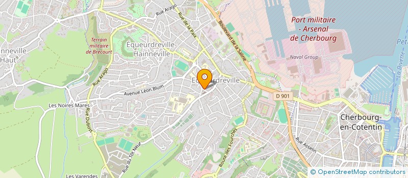 localisation de l'entreprise INDIVISION PEZET  CHERBOURG-EN-COTENTIN