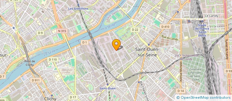 localisation de l'entreprise INDIVISION PHAM LE BERRE à SAINT-OUEN-SUR-SEINE
