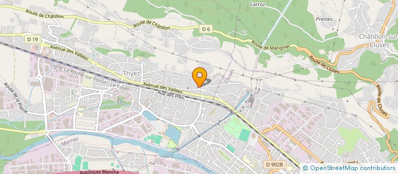 localisation de l'entreprise INDIVISION PHANTHAVONG BLONDEAU  THYEZ