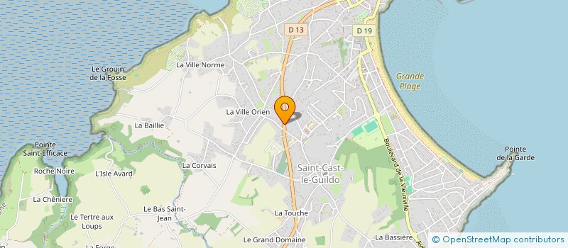 localisation de l'entreprise INDIVISION PHEBEE LAUNAY GURVAN PALKA  SAINT-CAST-LE-GUILDO