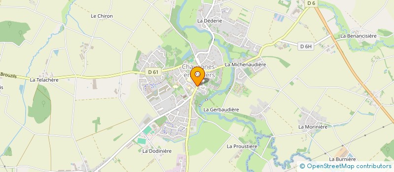 localisation de l'entreprise INDIVISION PHELIPPON JACQUES ET AURELIE  CHAVAGNES-EN-PAILLERS