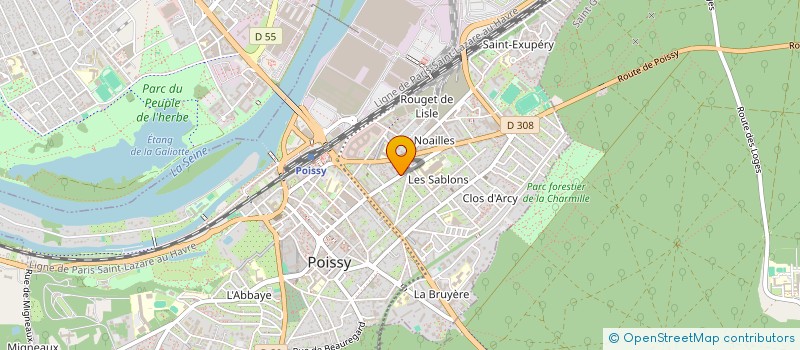 localisation de l'entreprise INDIVISION PHILIPPART  POISSY