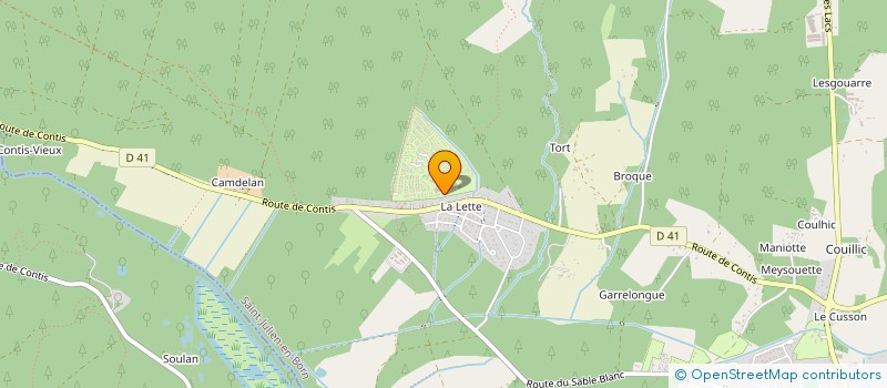 localisation de l'entreprise INDIVISION PHILIPPE ET AURELIEN BASTIAT  SAINT-JULIEN-EN-BORN