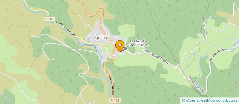 localisation de l'entreprise INDIVISION PHILIPPOT  LANARCE