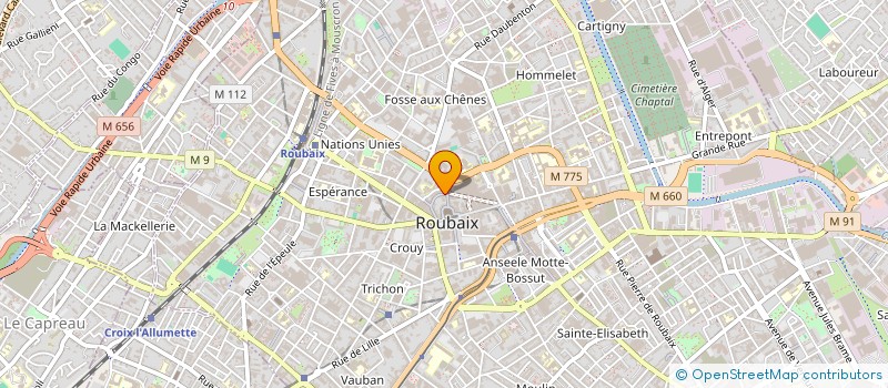 localisation de l'entreprise INDIVISION PICARD BELLO  ROUBAIX