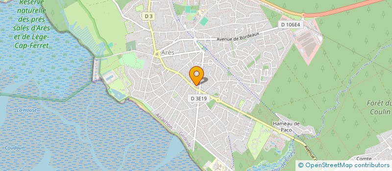 localisation de l'entreprise INDIVISION PICARD / TONNERRE JULIEN ET NADEGE  ARES