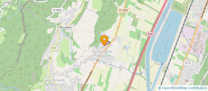 localisation de l'entreprise INDIVISION PICCOLOMO MARTINEZ  SAINTE-MARIE-D'ALLOIX