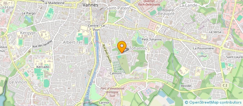 localisation de l'entreprise INDIVISION PICH CH LIMOGES à VANNES