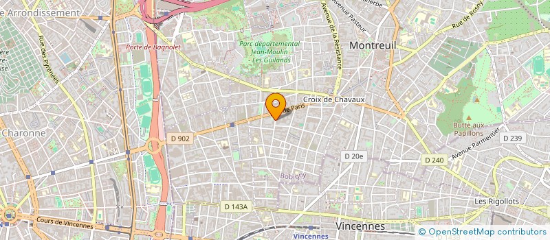 localisation de l'entreprise INDIVISION PICHARD FORT à MONTREUIL