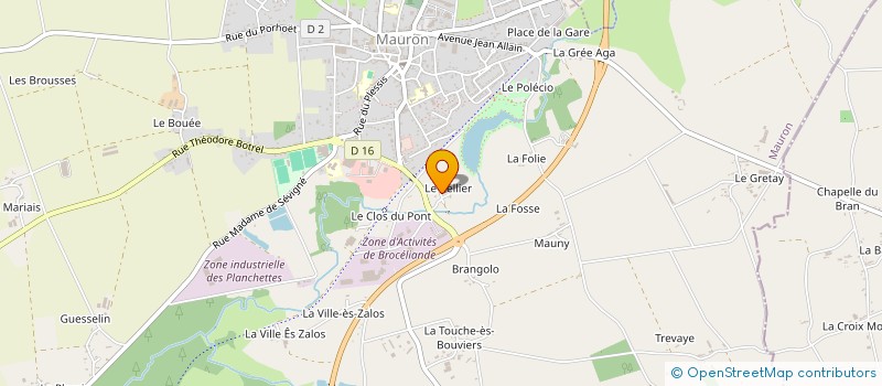 localisation de l'entreprise INDIVISION PICHARD MARCEL à MAURON