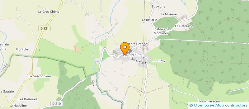 localisation de l'entreprise INDIVISION PICHAUD DENIMAL à BELFORET-EN-PERCHE