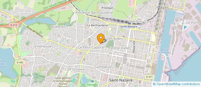 localisation de l'entreprise INDIVISION PICHAVANT DUBUS  SAINT-NAZAIRE