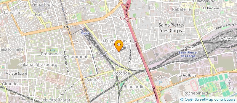 localisation de l'entreprise INDIVISION PICHON - BRESTEAU  TOURS