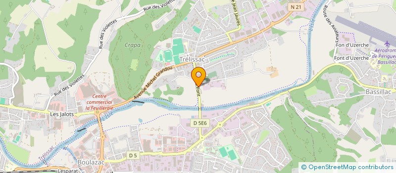 localisation de l'entreprise INDIVISION PICHON / GONGUET ANNICK ET CHRISTINE  TRELISSAC