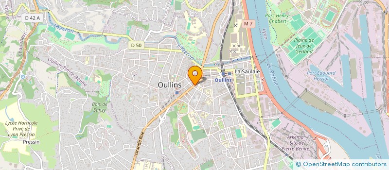 localisation de l'entreprise INDIVISION PICHON-PROTIERE  OULLINS-PIERRE-BENITE