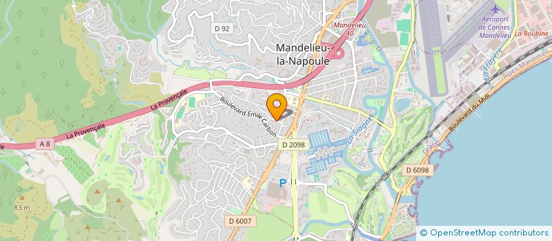 localisation de l'entreprise INDIVISION PIERNOT PHILIPPE ET PIERNOT FABIENNE à MANDELIEU-LA-NAPOULE