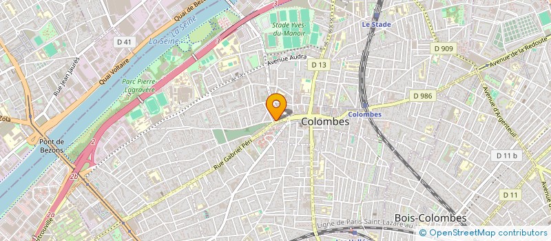 localisation de l'entreprise INDIVISION PIERRE BILLIAUX ET ALINE BILLIAUX à COLOMBES