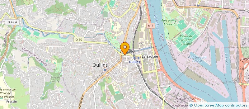 localisation de l'entreprise INDIVISION PIERREFEU-DESHAIS  OULLINS-PIERRE-BENITE