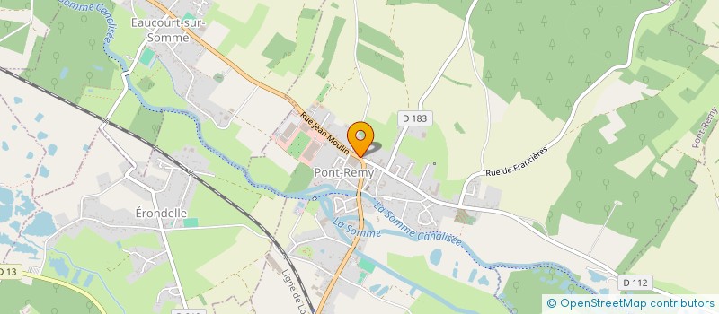 localisation de l'entreprise INDIVISION PIERRON BOCQUET  PONT-REMY