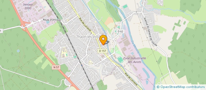 localisation de l'entreprise INDIVISION PIERRON HANTZ  THAON-LES-VOSGES