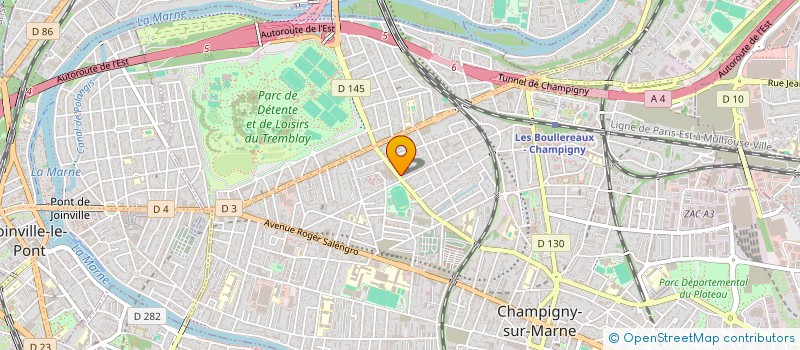 localisation de l'entreprise INDIVISION PIERRON LAM  CHAMPIGNY-SUR-MARNE