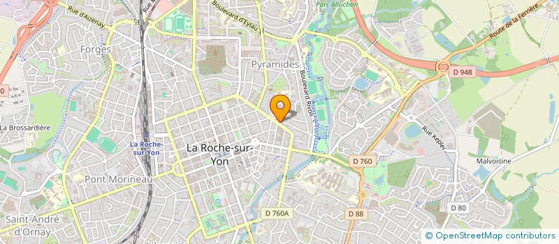 localisation de l'entreprise INDIVISION PIFTEAU à LA ROCHE-SUR-YON