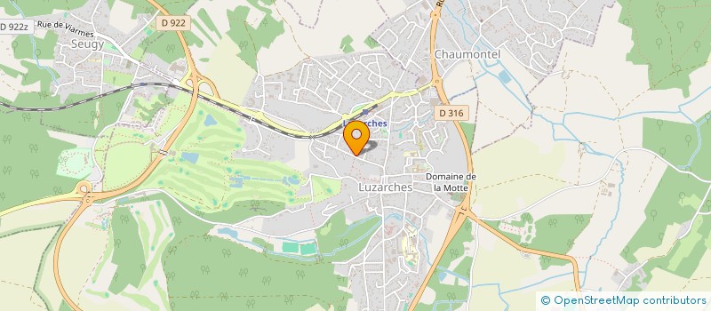 localisation de l'entreprise INDIVISION PILARD  LUZARCHES