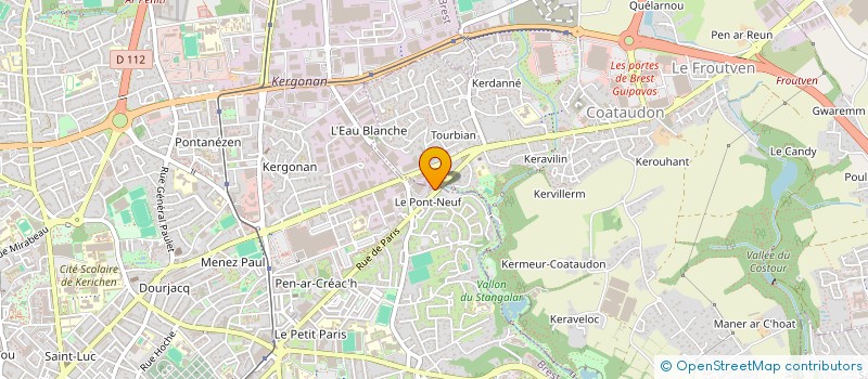 localisation de l'entreprise INDIVISION PILLIN  BREST