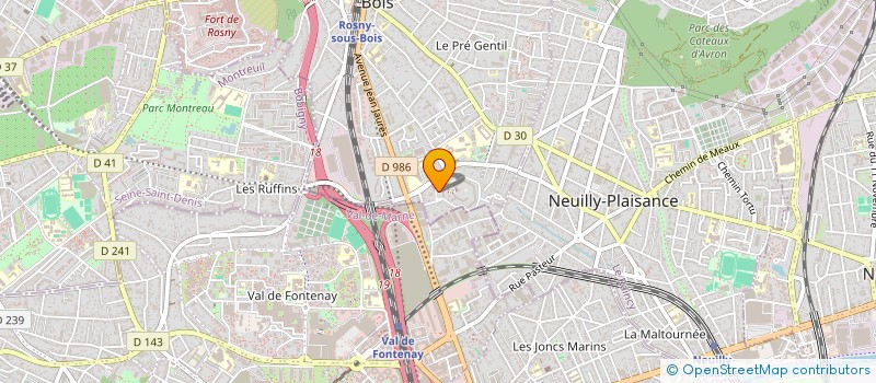 localisation de l'entreprise INDIVISION PINCEMIN-GUIDOT à ROSNY-SOUS-BOIS