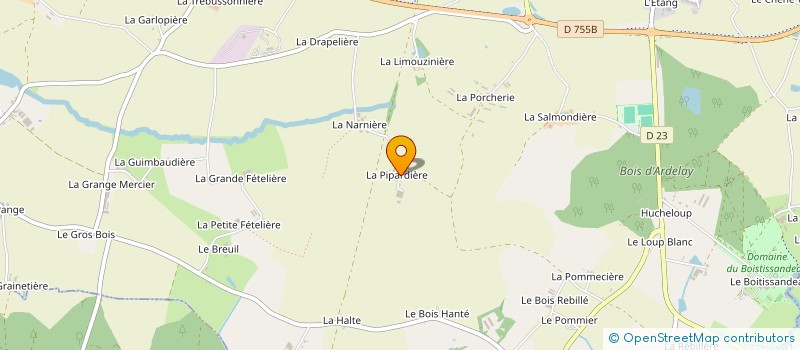 localisation de l'entreprise INDIVISION PINEAU GERARD ET PATRICE à LES HERBIERS
