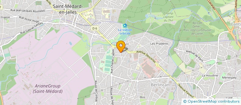 localisation de l'entreprise INDIVISION PINEAU & LUC à SAINT-MEDARD-EN-JALLES