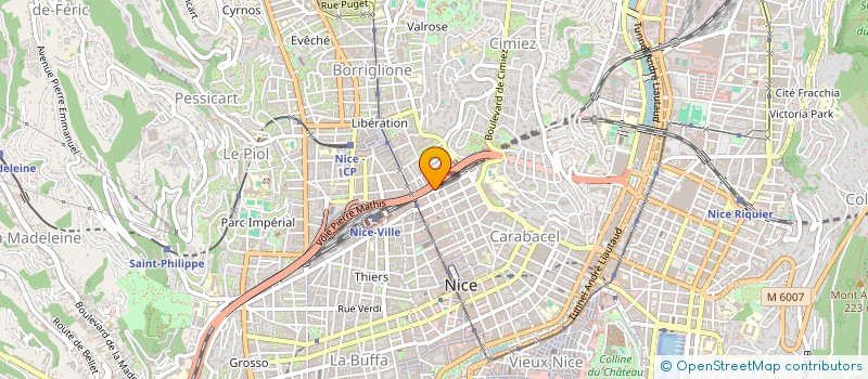 localisation de l'entreprise INDIVISION PINGLOT-SERAFIM à NICE