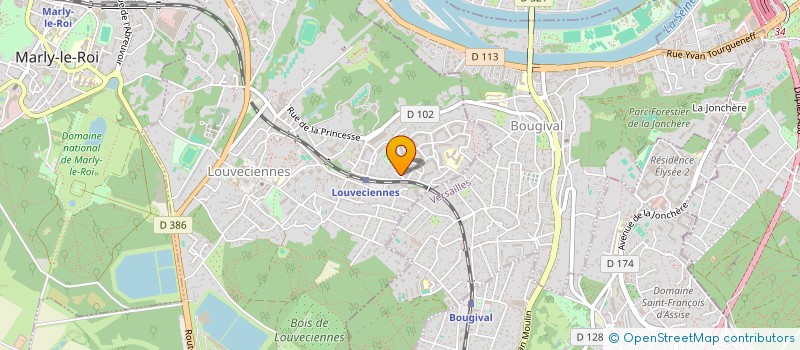 localisation de l'entreprise INDIVISION PINTA  LOUVECIENNES