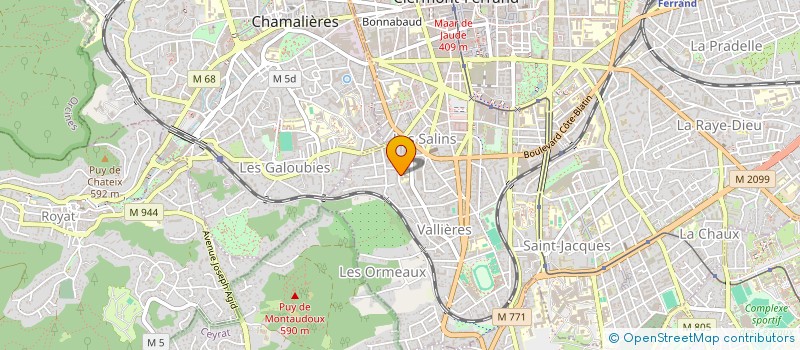 localisation de l'entreprise INDIVISION PIOLA  CLERMONT-FERRAND