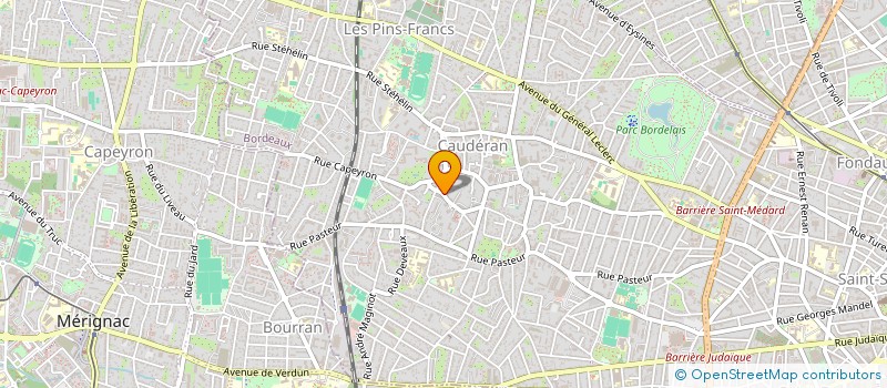 localisation de l'entreprise INDIVISION PIOLOU (GARAGES)  BORDEAUX