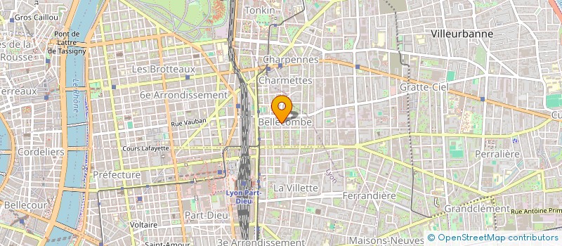 localisation de l'entreprise INDIVISION PIOT ET FORTIN à LYON