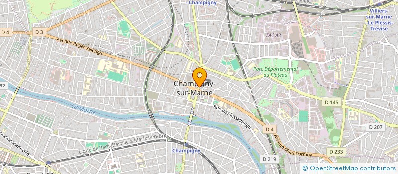 localisation de l'entreprise INDIVISION PIOT FORTAILLIER à CHAMPIGNY-SUR-MARNE