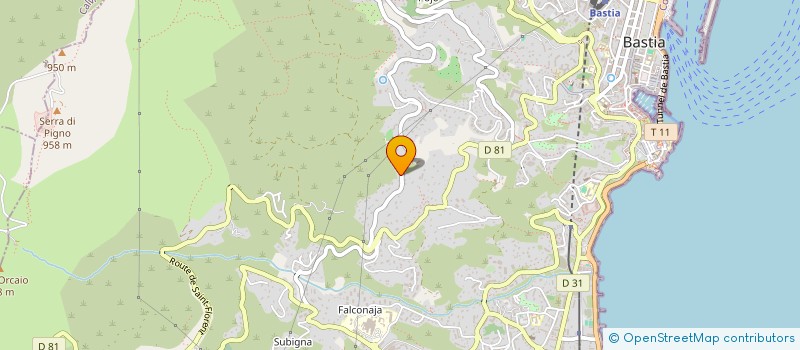 localisation de l'entreprise INDIVISION PIRO JEAN à BASTIA