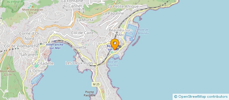 localisation de l'entreprise INDIVISION PIROMALLI BIENFAIT  BEAULIEU-SUR-MER