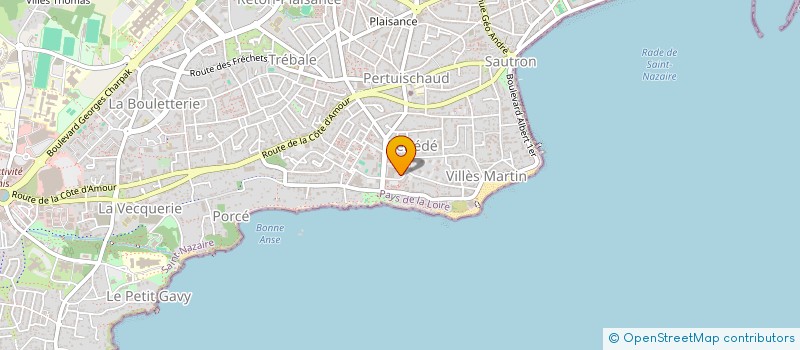 localisation de l'entreprise INDIVISION PIRON MALO ET BUEKENHOUT LUCIE  SAINT-NAZAIRE