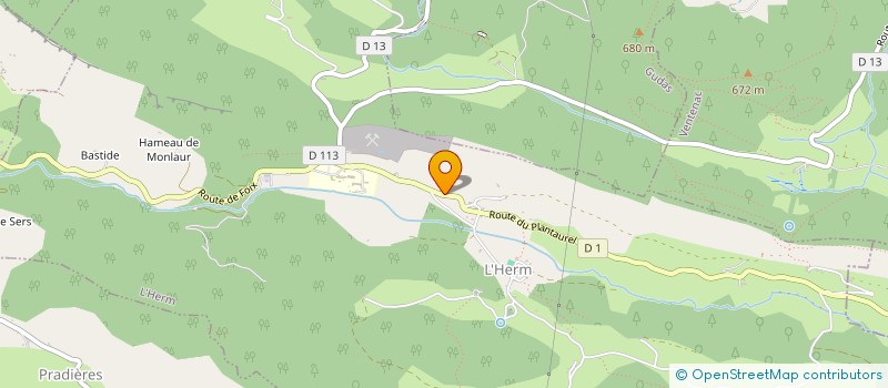 localisation de l'entreprise INDIVISION PIROT DAYDE à L'HERM