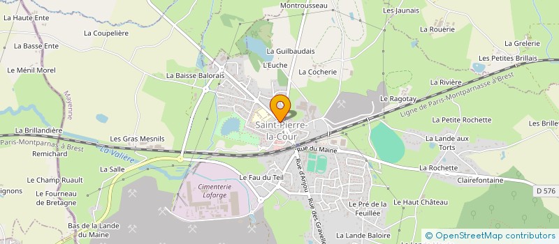 localisation de l'entreprise INDIVISION PIROT ROULIN  SAINT-PIERRE-LA-COUR