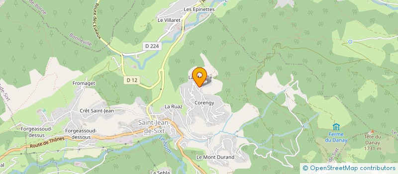 localisation de l'entreprise INDIVISION PISSAS  SAINT-JEAN-DE-SIXT